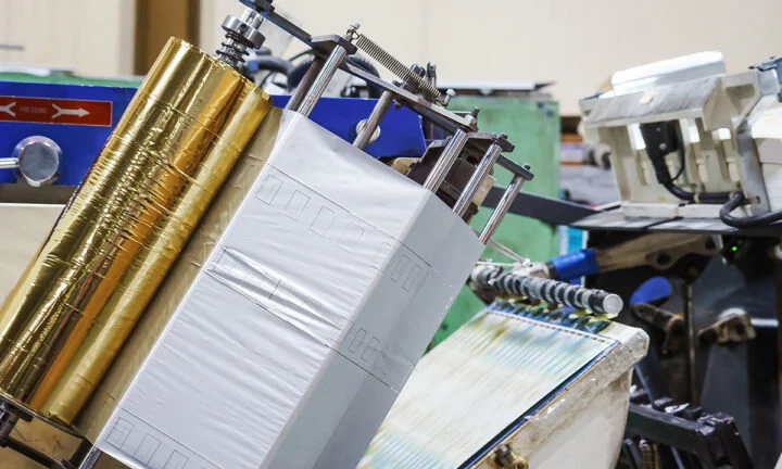 Goldfolie auf Rolle für Veredelung